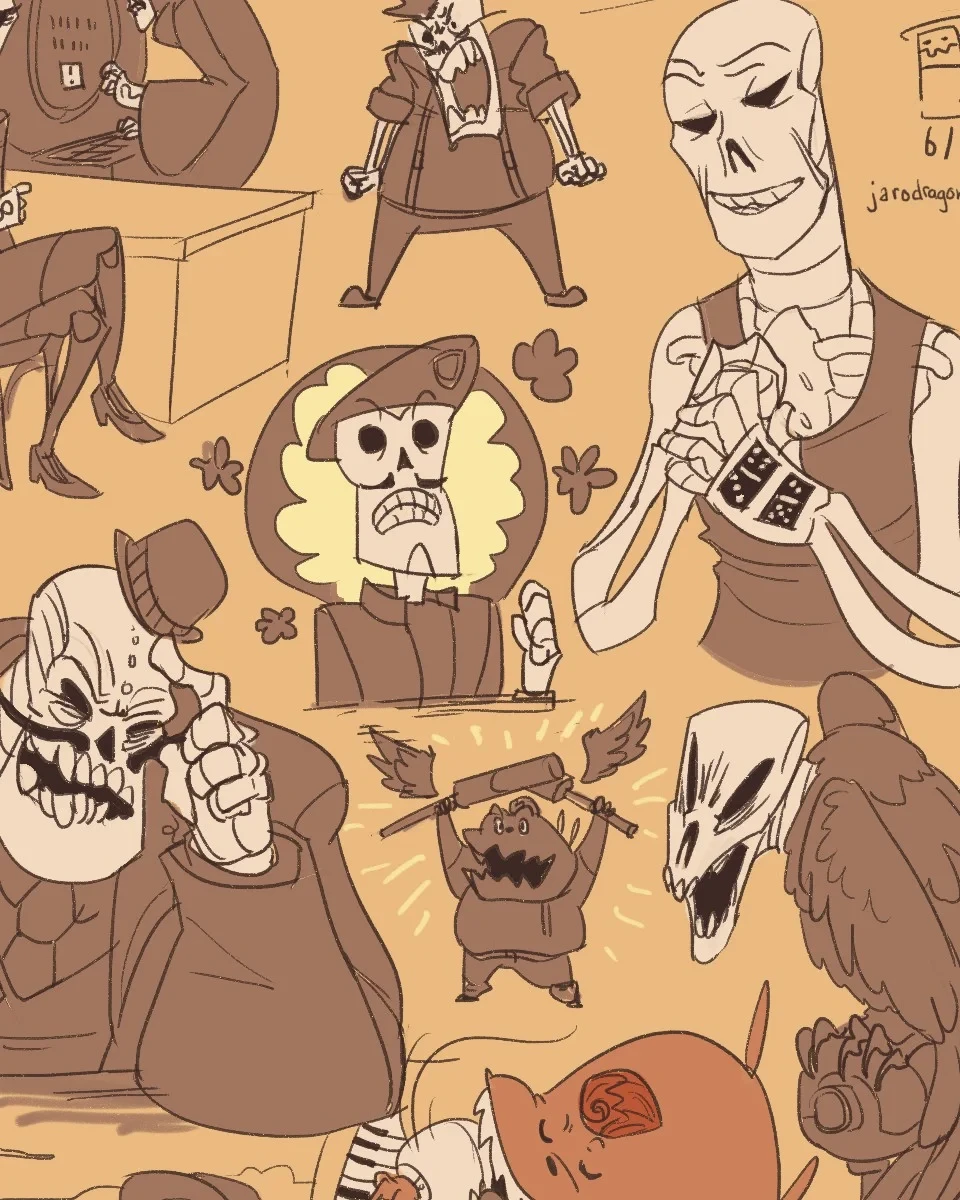 Grim Fandango Doodle Dump